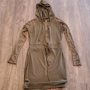 Fashion nova mesh long sleeve mini dress